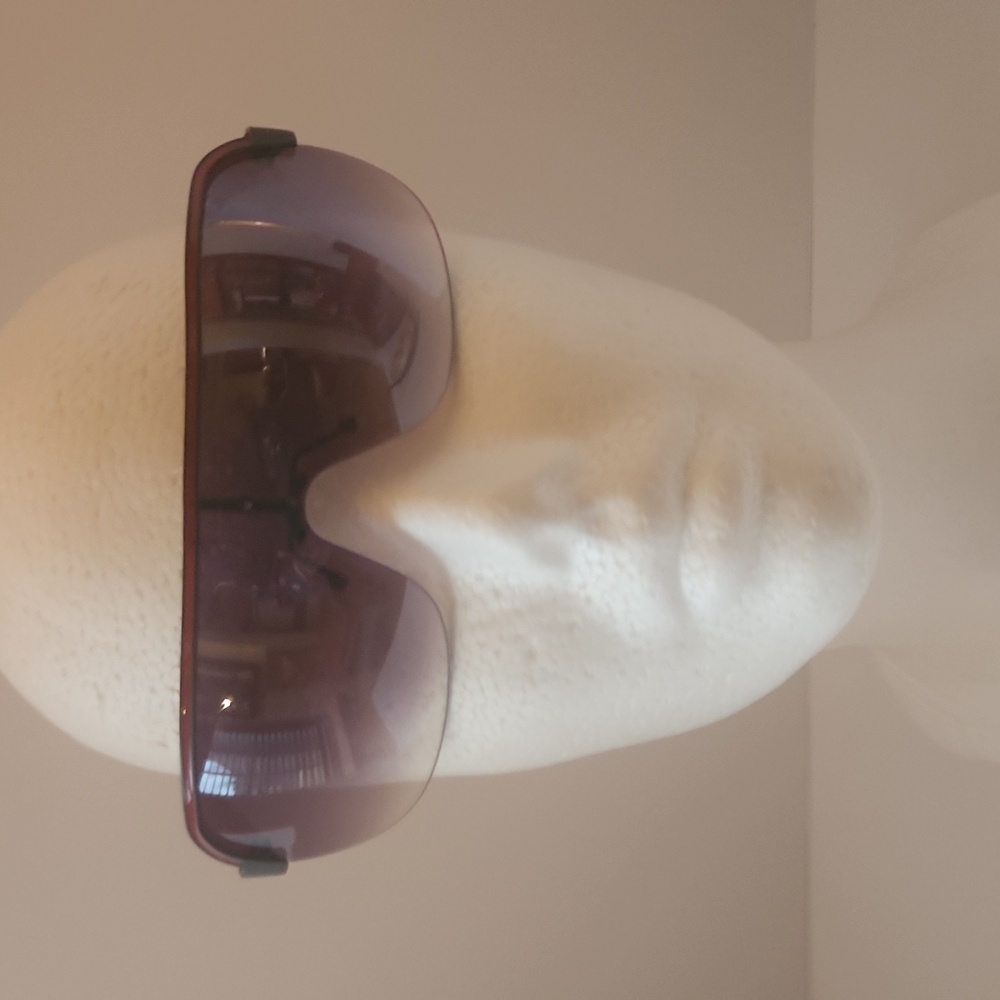 KHAN Semi Rimless Sunglasses Black and Red KN-1026